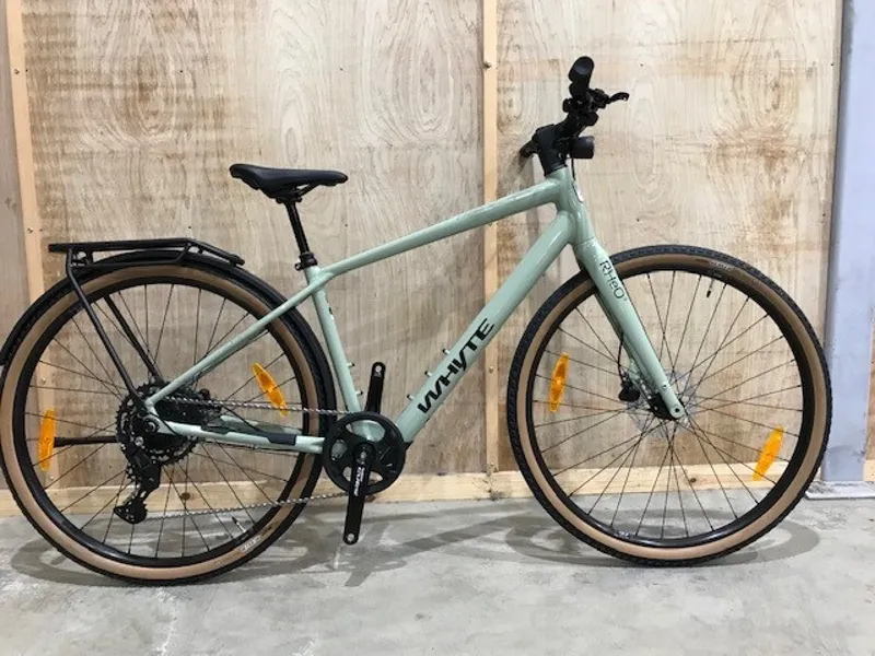 EX DEMO Whyte Rheo 3 Medium Electric Bike 2024 Gloss Sage Green