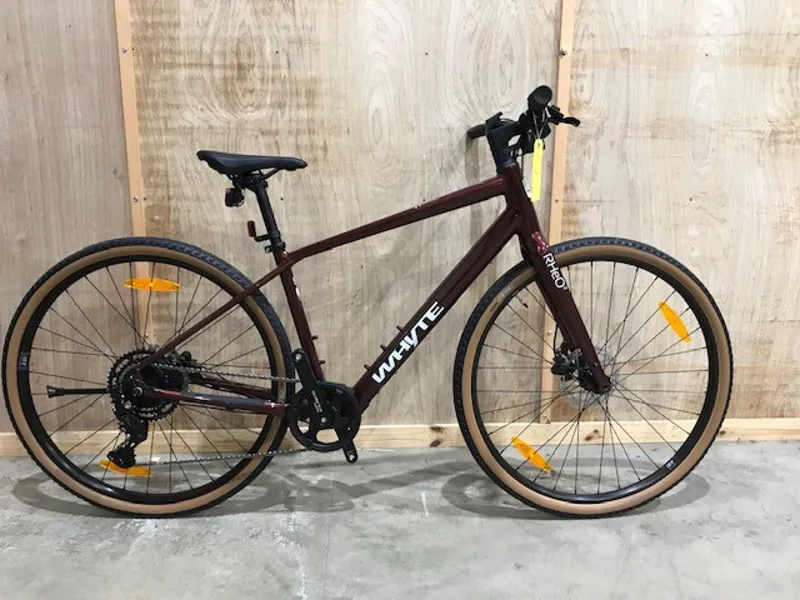 Ex Display Whyte RHEO2 Medium Electric Bike 2024 Metallic Deep Cherry/Grey