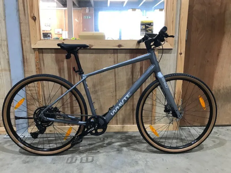 Ex Display Whyte RHEO2 Large Electric Bike 2024 Gloss Silver