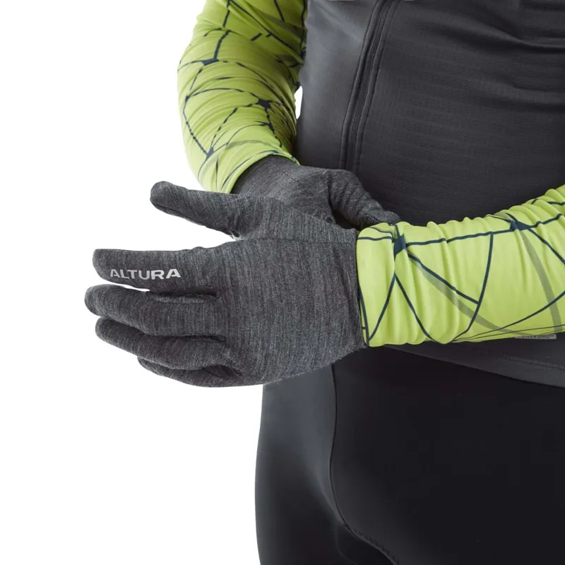 Altura Merino Liner Gloves Grey-4