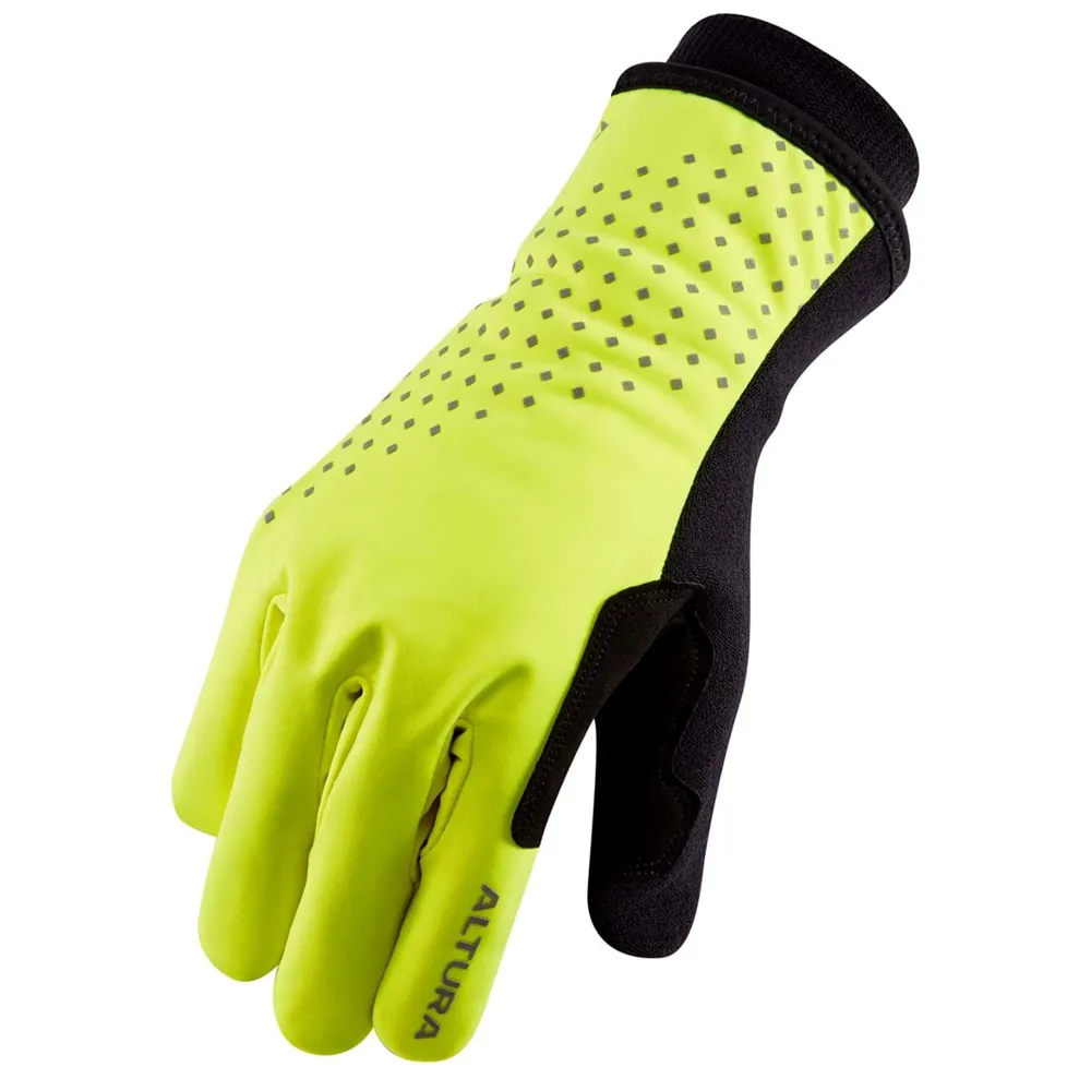 Image of Altura Nightvision Insulated Waterproof Gloves Yellow