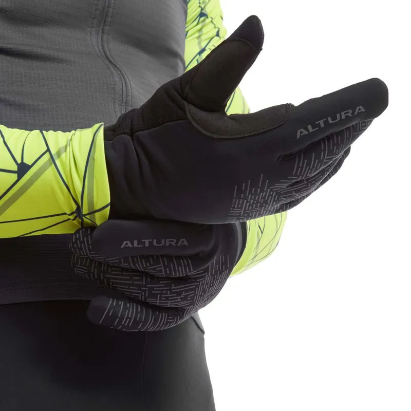 Altura Polartec Waterproof Road Gloves Black-5