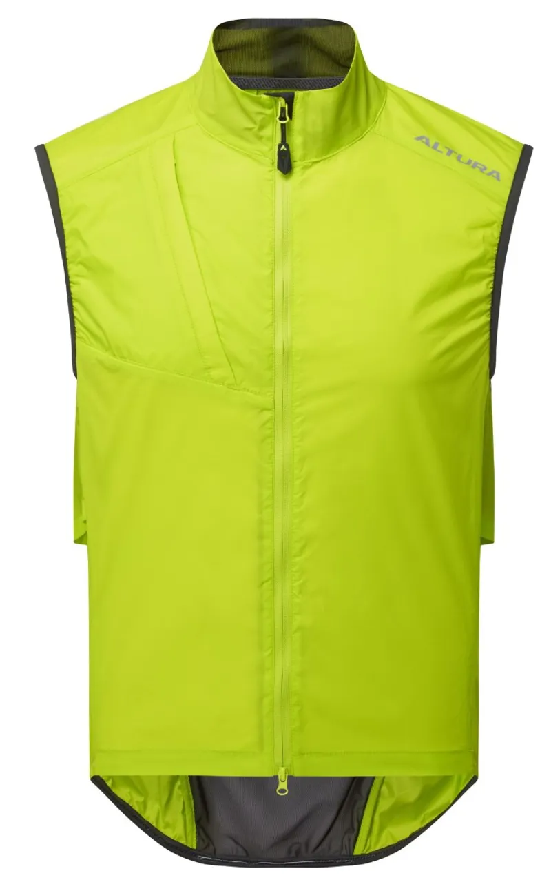 Altura Airstream Windproof Gilet Lime-2
