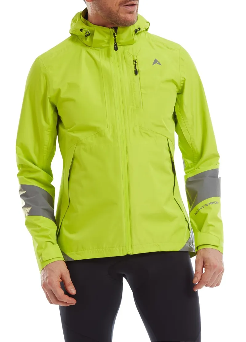 Altura Nightvision Typhoon Waterproof Jacket Lime-3