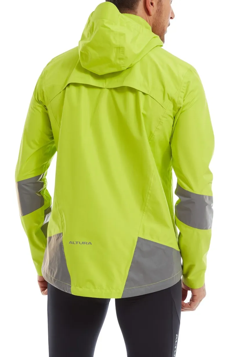 Altura Nightvision Typhoon Waterproof Jacket Lime-4