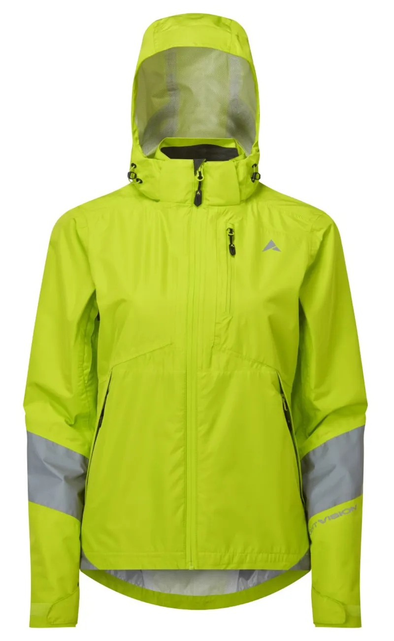 Altura Nightvision Typhoon Womens Waterproof Jacket Lime-2