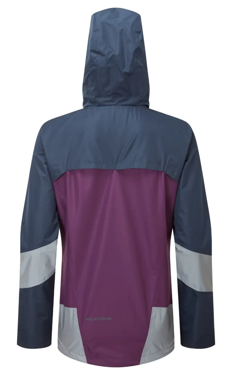Altura Nightvision Typhoon Womens Waterproof Jacket Navy/Purple-1