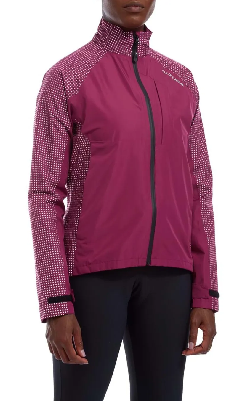 Altura Nightvision Storm Waterproof Womens Jacket Pink-4