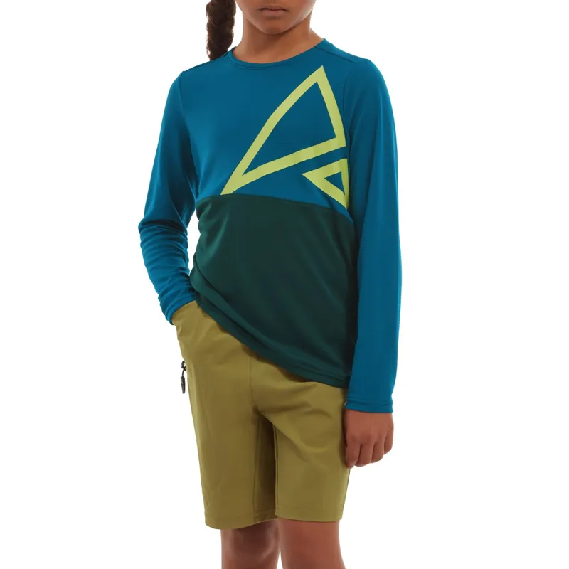 Altura Spark Kids LS Trail Jersey Blue/Teal-3