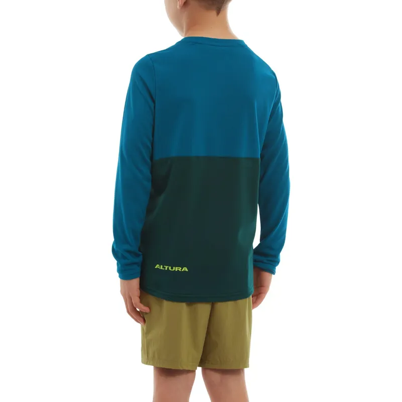 Altura Spark Kids LS Trail Jersey Blue/Teal-6