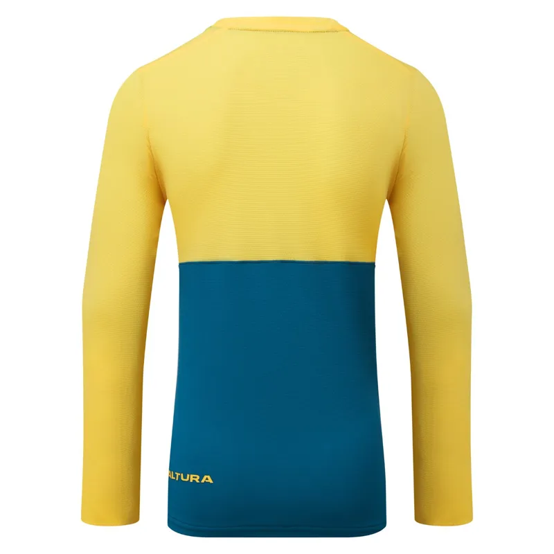 Altura Spark Kids LS Trail Jersey Yellow/Blue-1