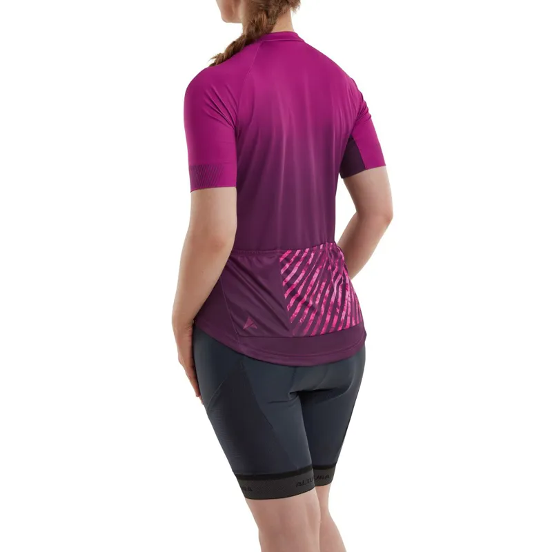 Altura Airstream Womens Short Sleeve Road Jersey Purple-5