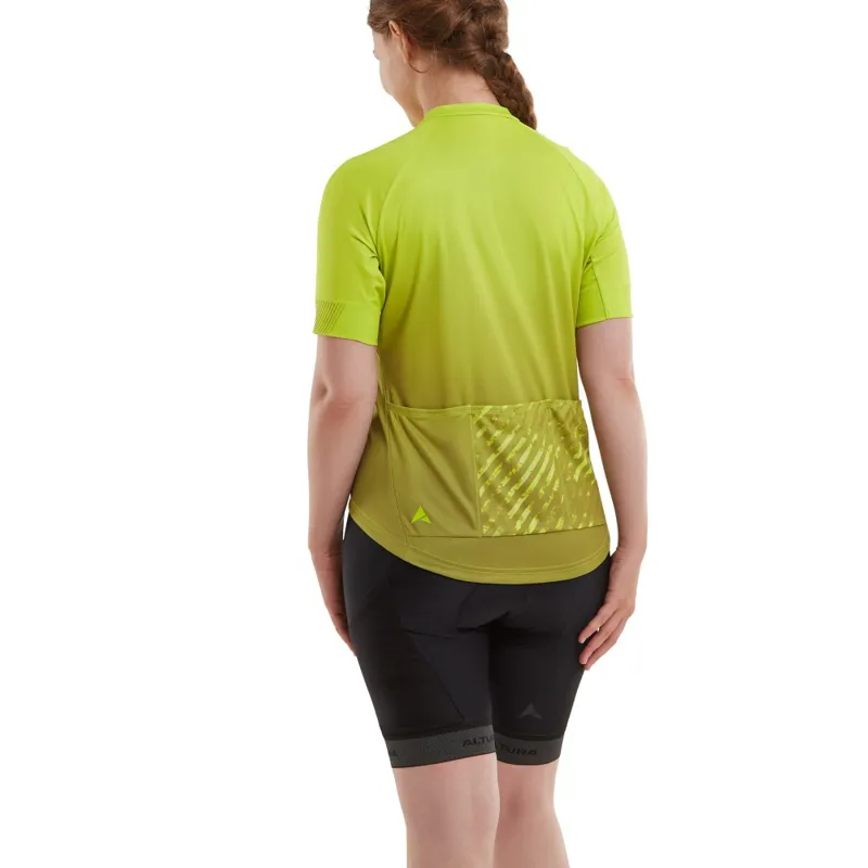 Altura Airstream Womens SS Road Jersey Lime-4
