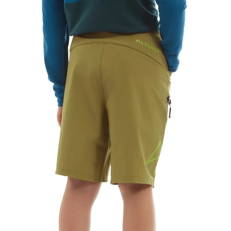 Altura Spark Trail Kids MTB Shorts Olive-3