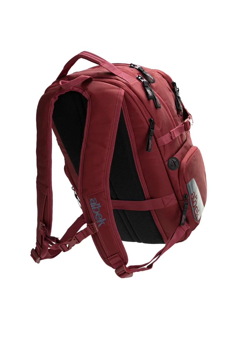 Albek Dudley Backpack Burgundy-1