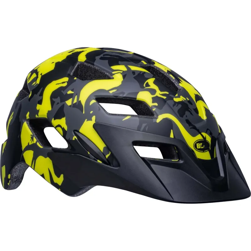 Bell Sidetrack Kids Helmet Camosaurus Matte Black-1