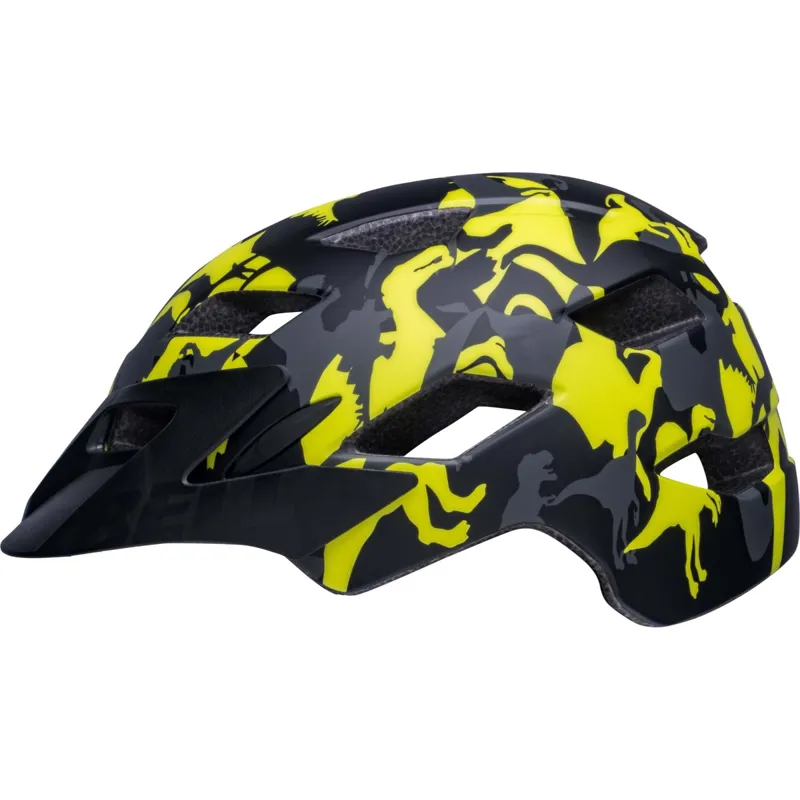 Bell Sidetrack Kids Helmet Camosaurus Matte Black-2