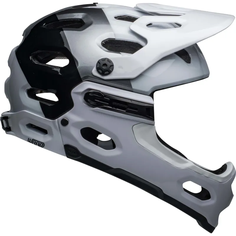 Bell Super 3R Mips MTB Full Face Helmet M 55-59cm White/Black-2