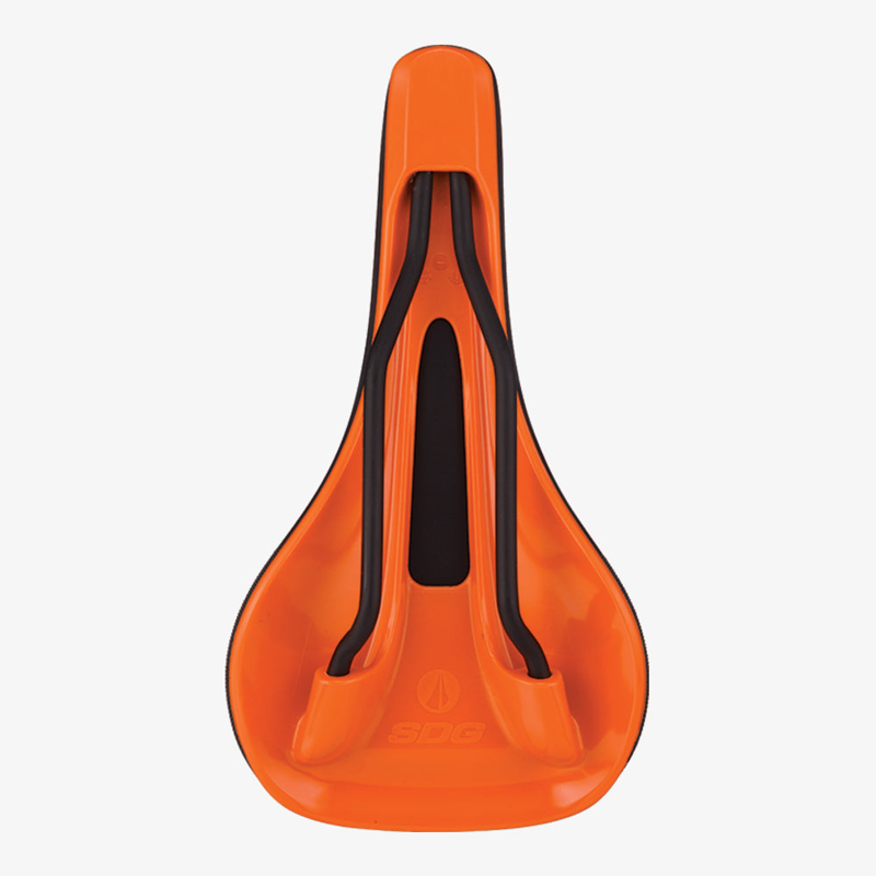 SDG Bel Air 3.0 Max Lux-Alloy Rail Saddle Black/Orange-2
