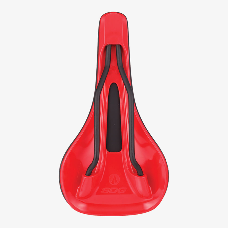 SDG Bel Air 3.0 Max Lux-Alloy Rail Saddle Black/Red-2