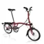 Brompton C-Line Explore With Rack Mid Folding Bike 2023 House Red