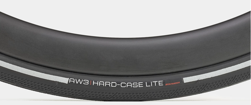 Bontrager AW3 Hard-Case Lite Folding Tyre Black Reflective-2
