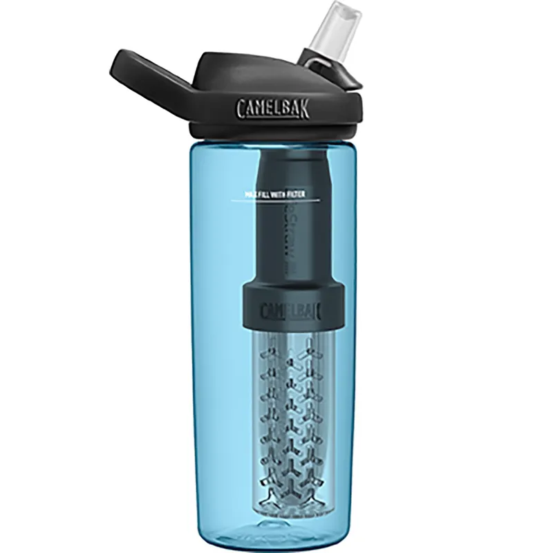 Camelbak Eddy+ Filtered Lifestraw Bottle 600ml True Blue-2