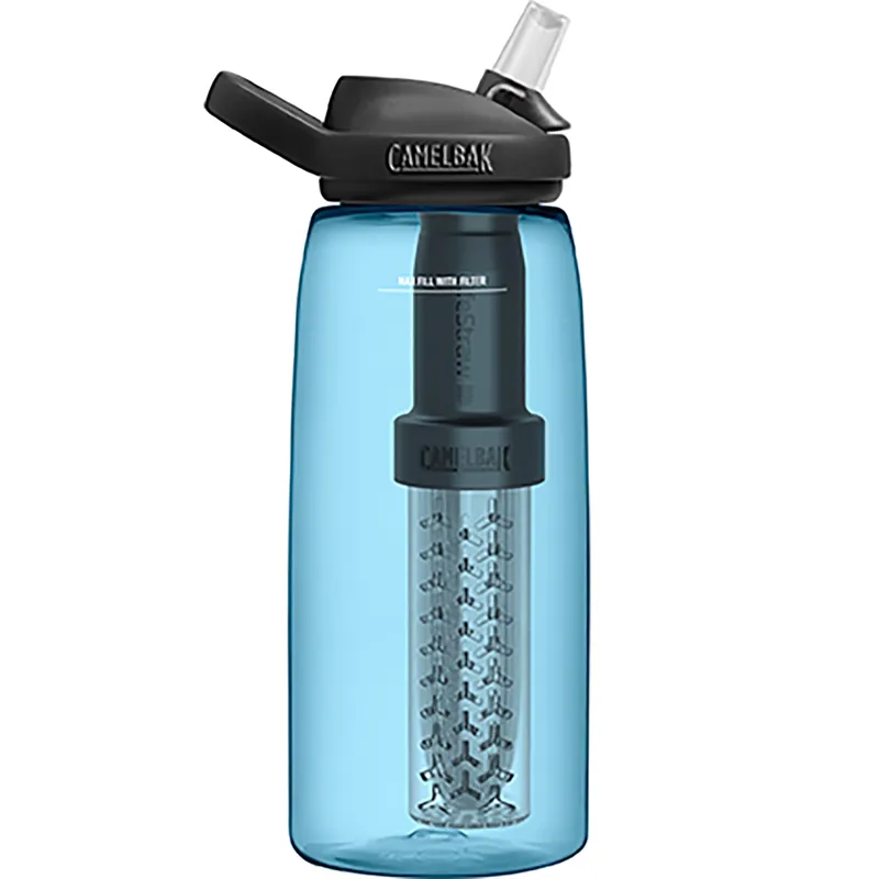 Camelbak Eddy+ Filtered Lifestraw Bottle 1L True Blue-2