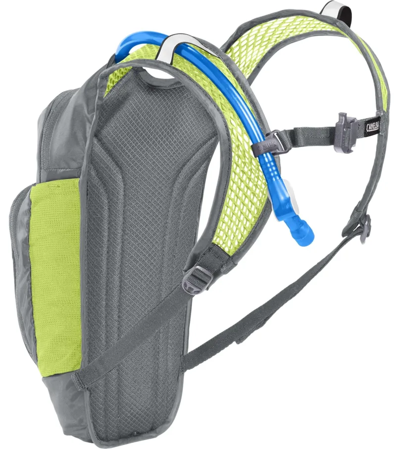 Camelbak Mini Mule Kids Hydration Pack 3L+1.5L Reservoir Metal Grey/Green-1