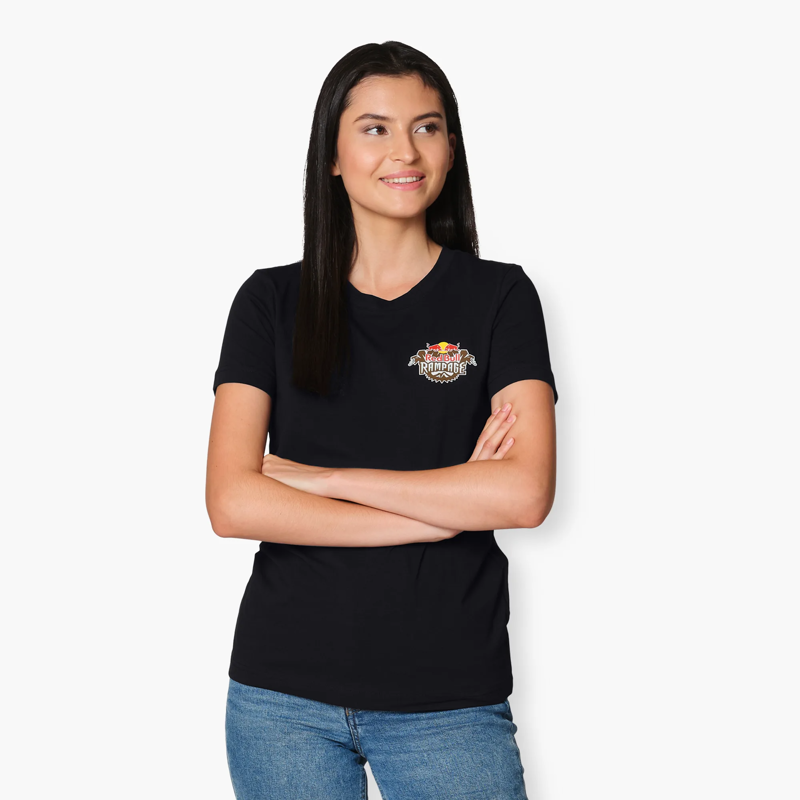 Red Bull Rampage Canvas Womens SS Tee Black-2