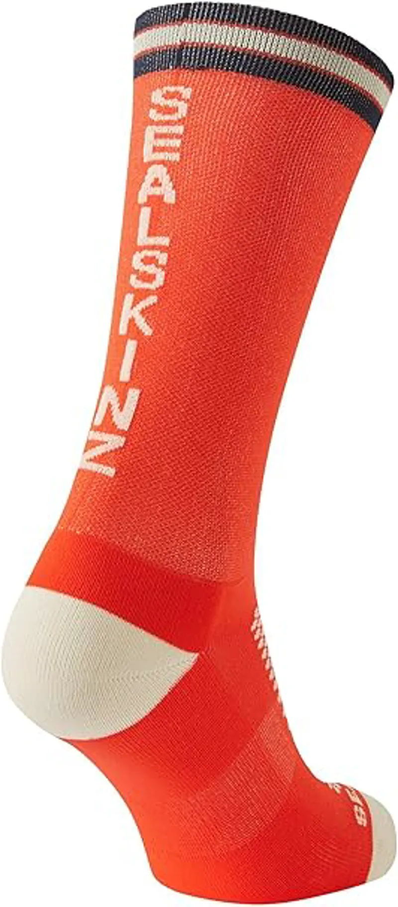 SealSkinz Caister Single Layer Mid Length Cycling Sock Orange-1