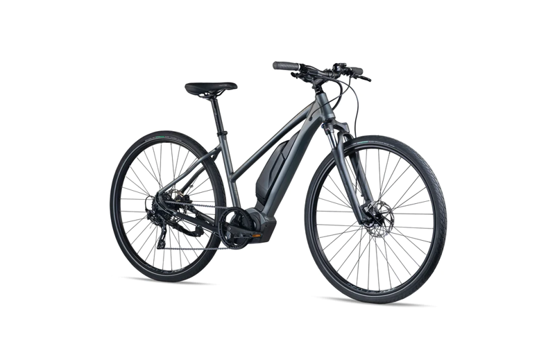 Whyte Coniston Womens Electric Bike Matt Granite Silver/Slate-1