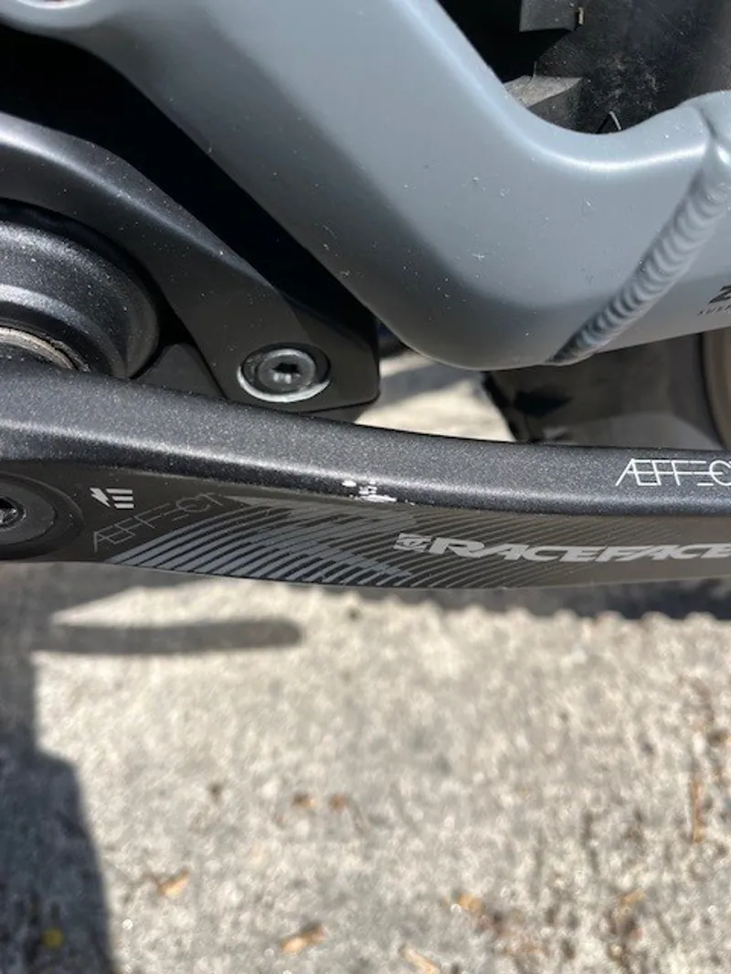 Ex Demo Mondraker Crafty Carbon R Large Electric Bike 2025 Grey/Black/Yellow-6