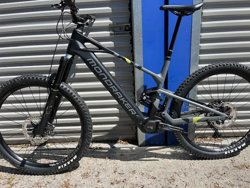 Ex Demo Mondraker Crafty Carbon R Large Electric Bike 2025 Grey/Black/Yellow-7