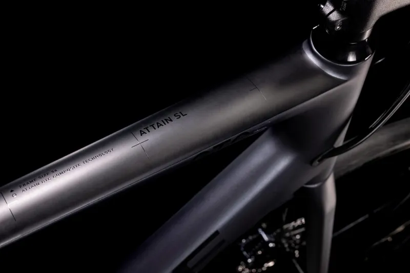 Cube Attain GTC SL Road Bike 2022 Grey/Carbon-2