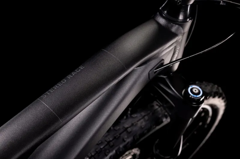 Cube Stereo 120 Race Mountain Bike 2022 Black Anodized-1