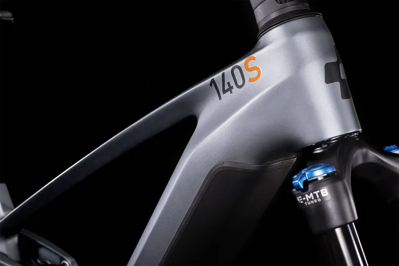 Cube Stereo Hybrid 140 HPC SL 750 Electric Mountain Bike 2022 Grey-2