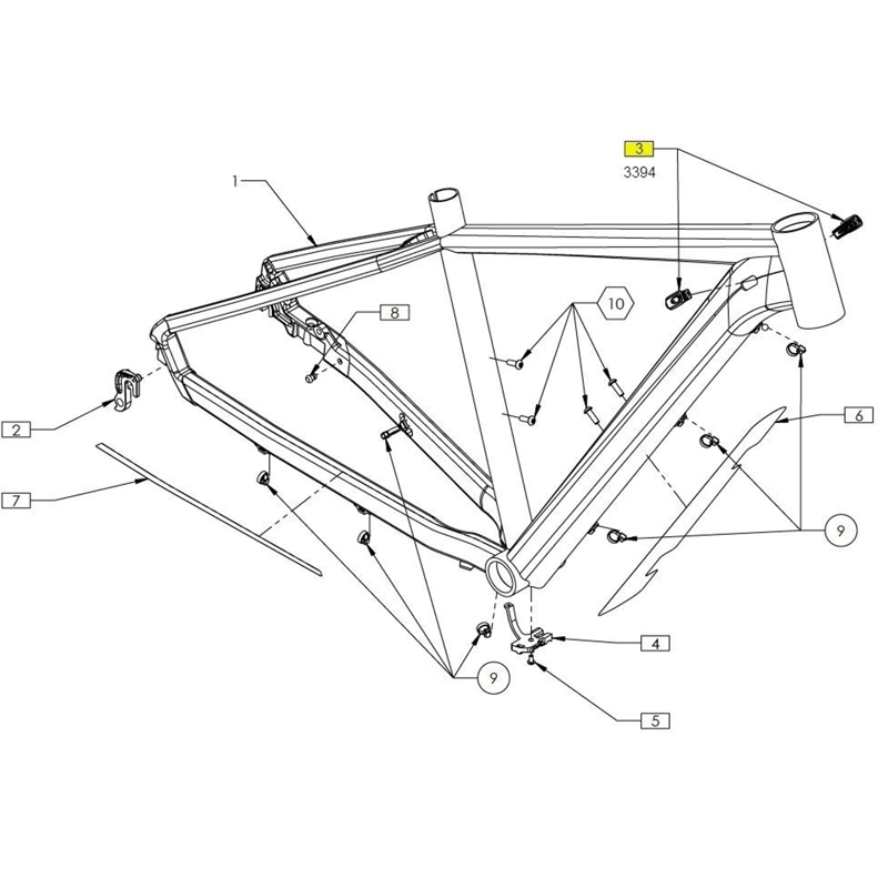 Cube Cable Stop Shift 20-01480 MY2021 3394 