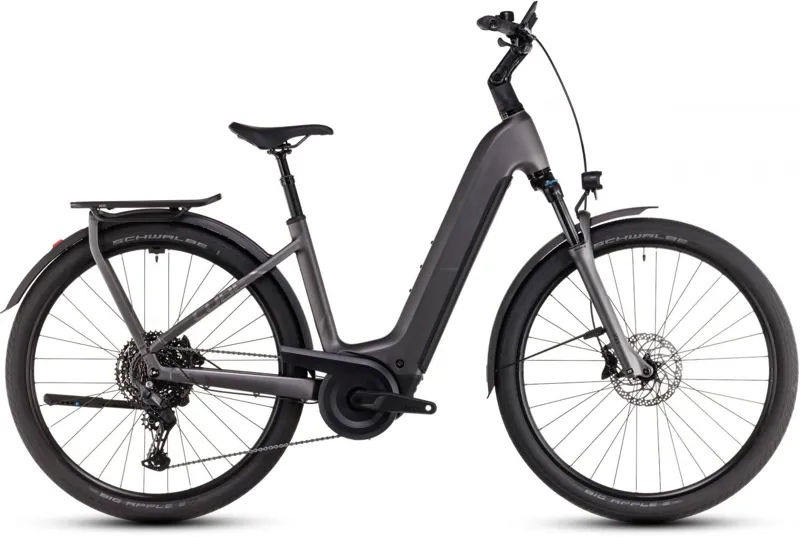 Cube Kathmandu Hybrid Pro Easy Entry Electric Bike 2025 Slabgrey/Chrome