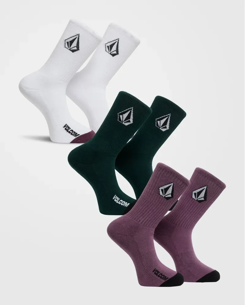 Volcom Full Stone Mix 3Pack Sock Multicolour
