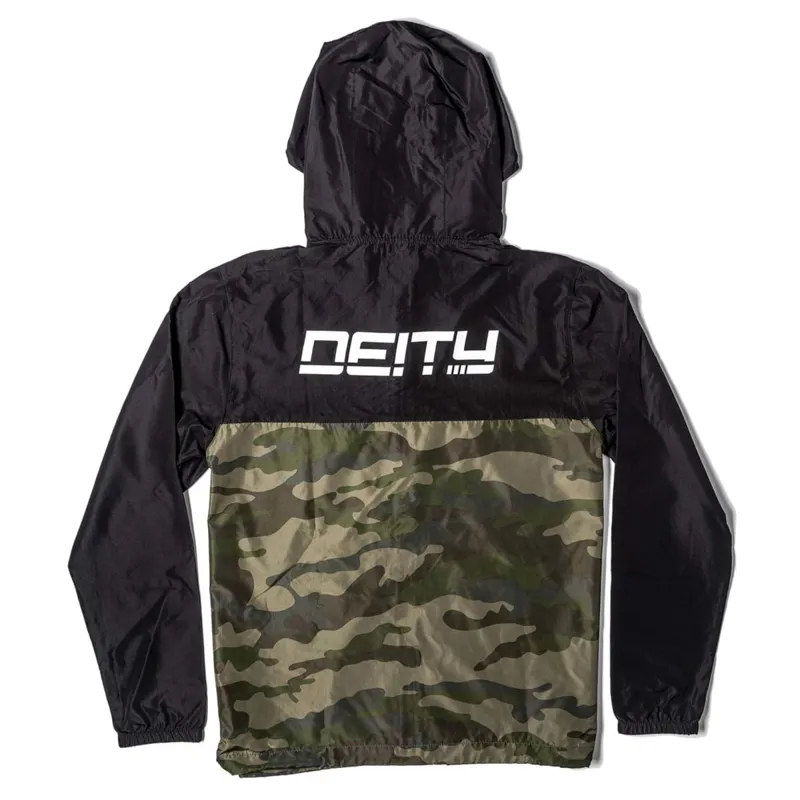 Deity Fastback Windbreaker Jacket Green Camo / Black-1