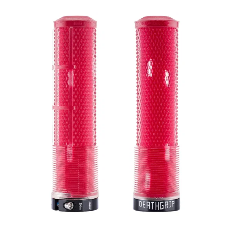 DMR DeathGrip 2 Grips Flangeless Clear Red