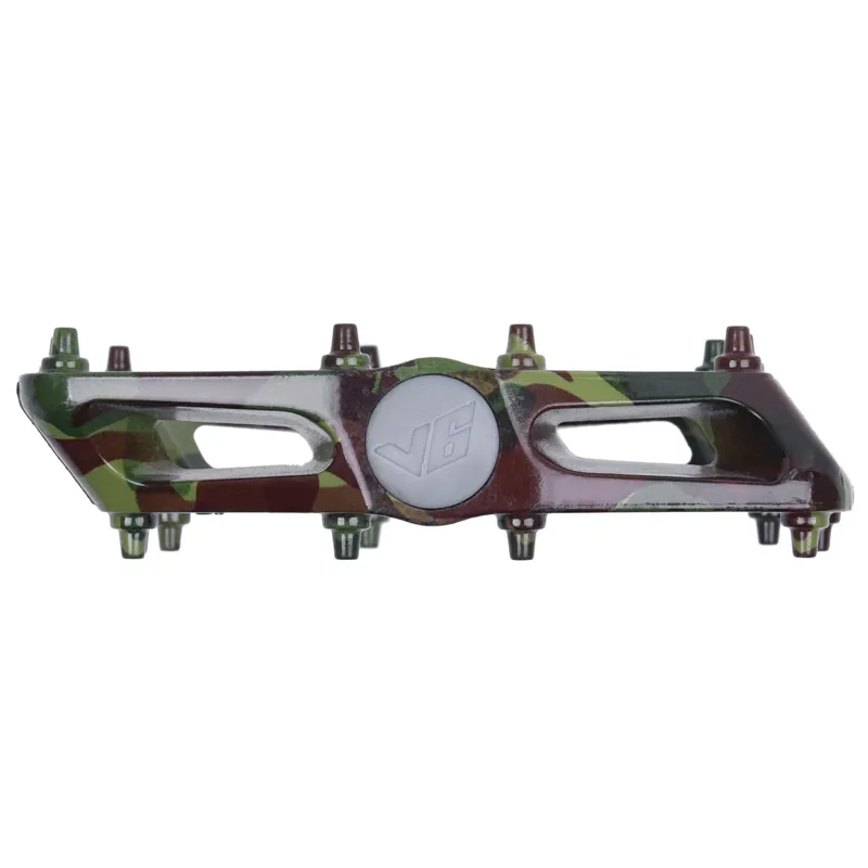 DMR V6 MTB Flat Pedals Camo Green-1