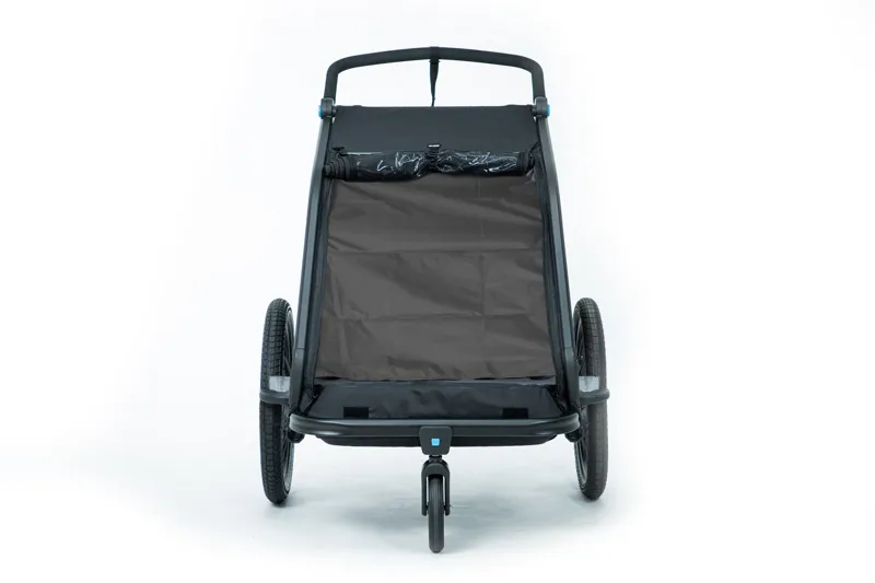 Cube Double Compartment Kids Trailer Black-3