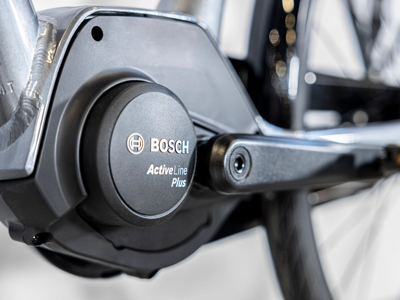 Trek District+ 2 500WH Electric Bike 2023 Galactic Grey-2