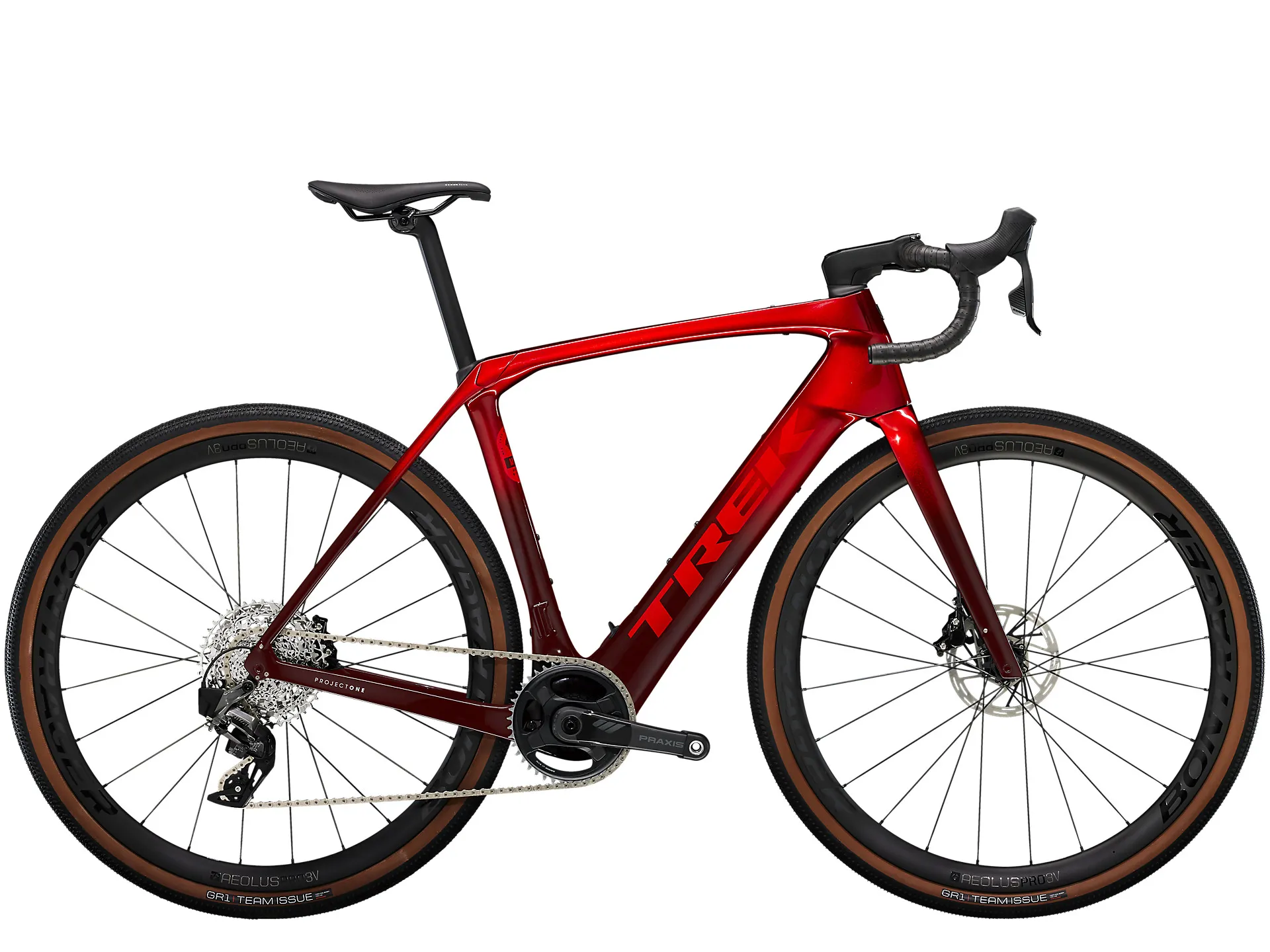 Trek Domane+ SLR eTap Electric Bike 2024 Carbon Smoke Red
