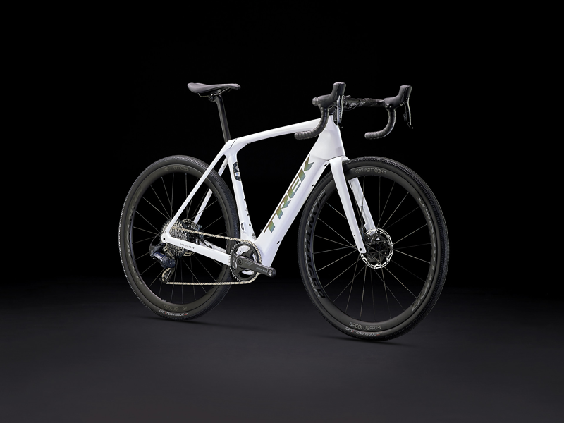 Trek Domane+ SLR 7 eTap Electric bike 2023 Crystal White-1