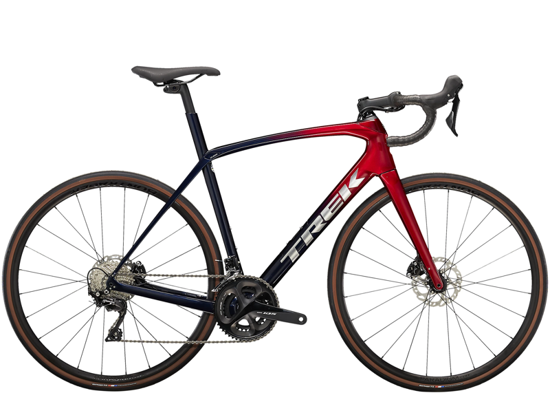 Trek Domane SL5 105 Disc Road Bike 2022 Rage Red/Deep Dark Blue Fade-1