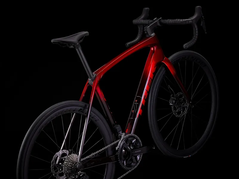 Trek Domane SLR 6 Gen 4 Road Bike 2024 Metallic Red Smoke/Red Carbon Smoke-2