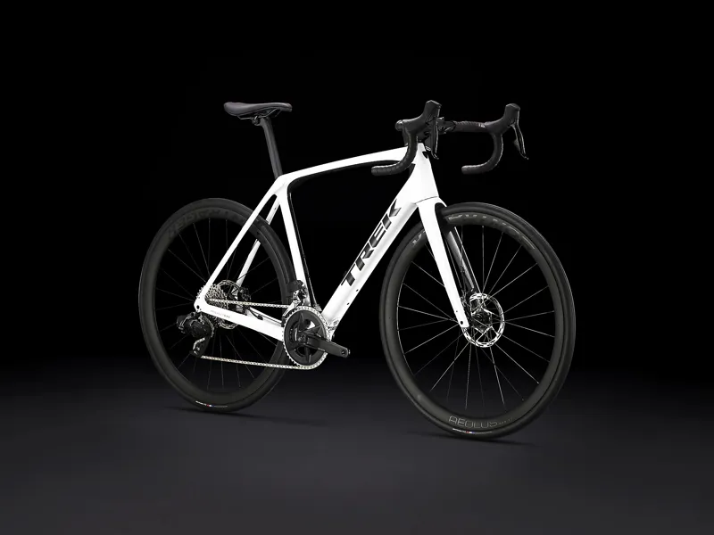 Trek Domane SLR 6 eTap Gen 4 Road Bike 2024 Crystal White-1